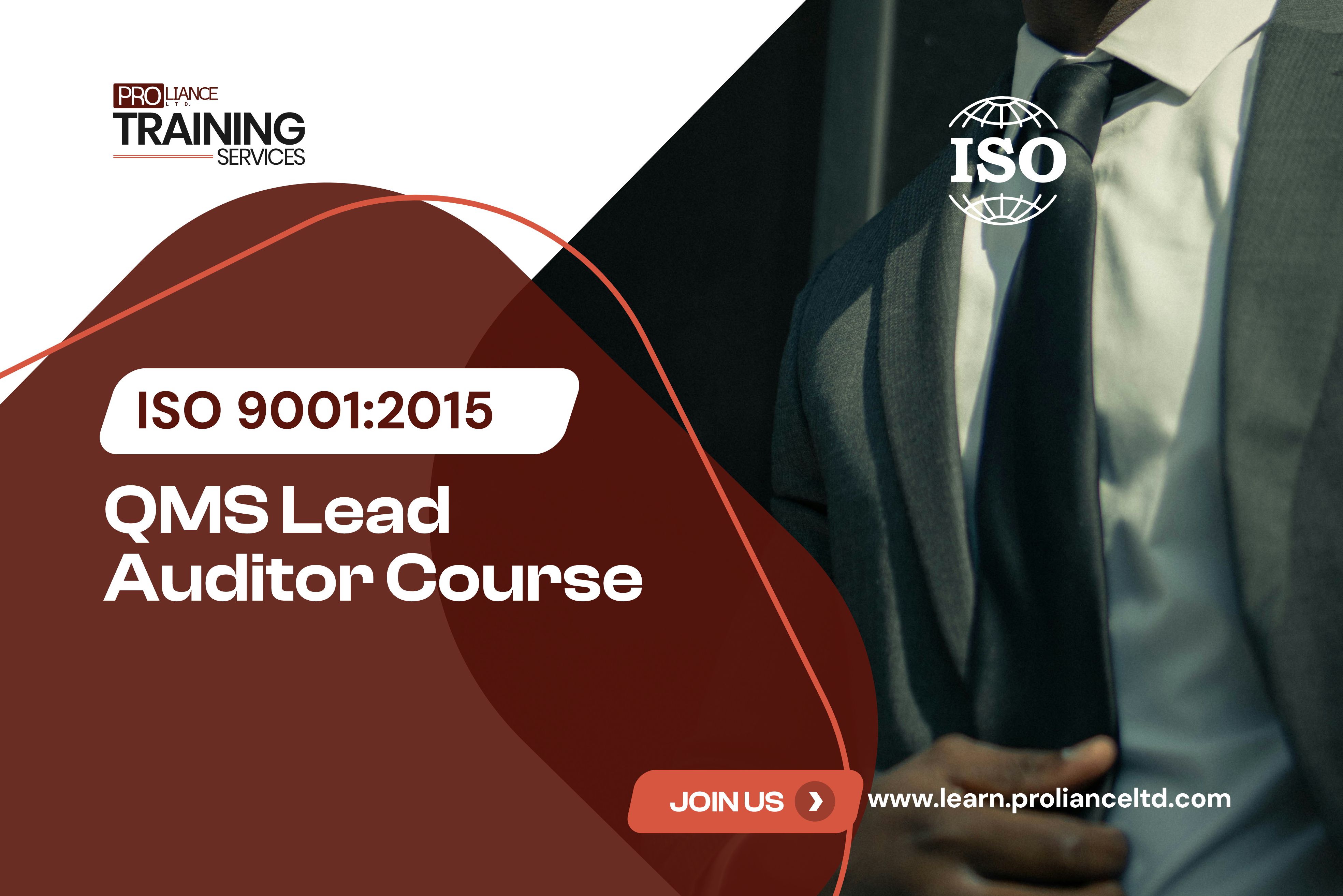 ISO 9001:2015 Lead Auditor Course (3 Days)